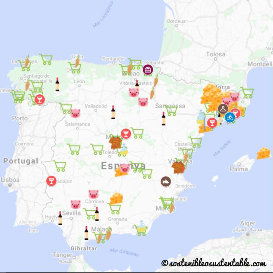 Compra sostenible: Mapa de tiendas online de proximidad