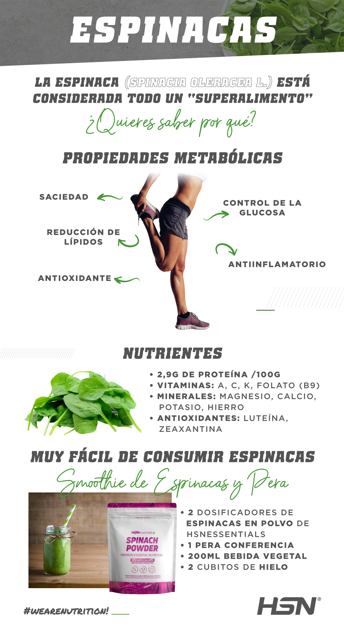 Espinacas: Superalimento para la salud y vitalidad