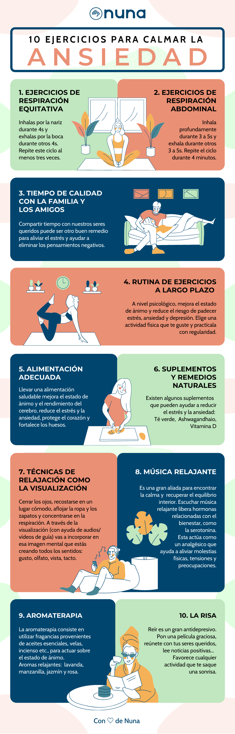 Estrés y Ansiedad:  Guía para Aliviarlos