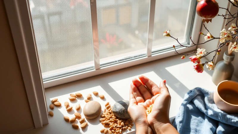 Serenidad natural en un espacio cálido