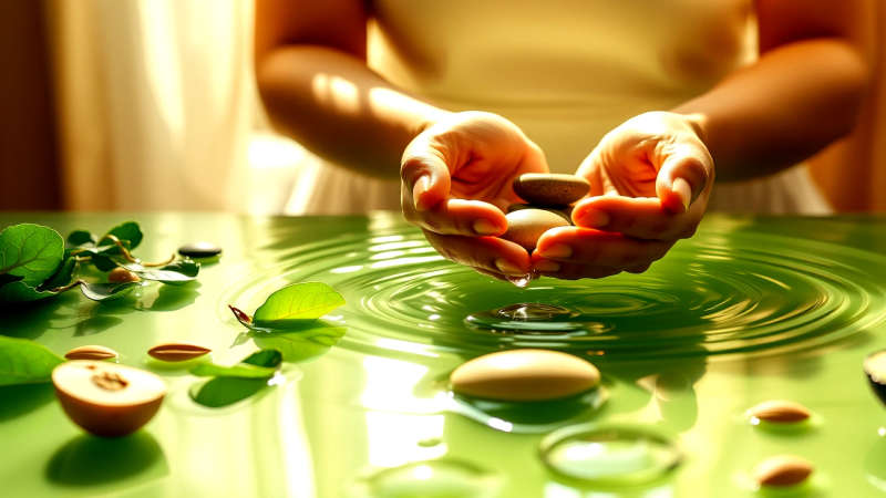 Paz y renovación en un espacio sereno