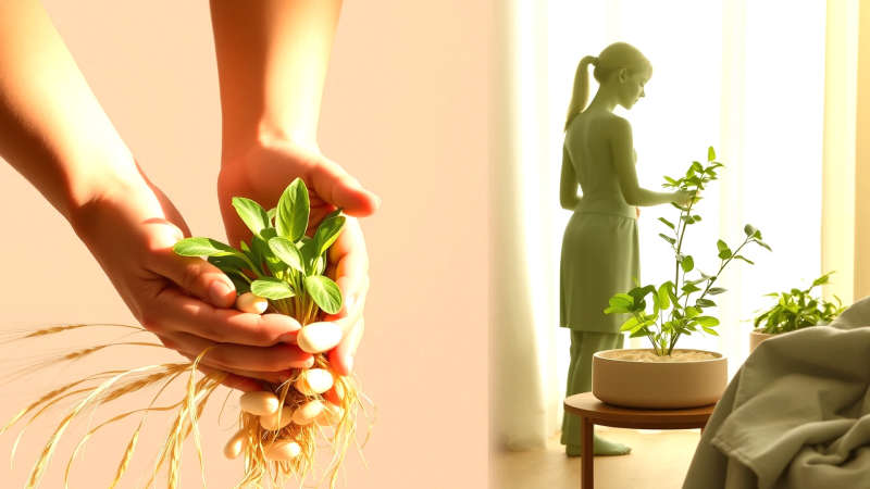 Paz y crecimiento en un espacio sereno