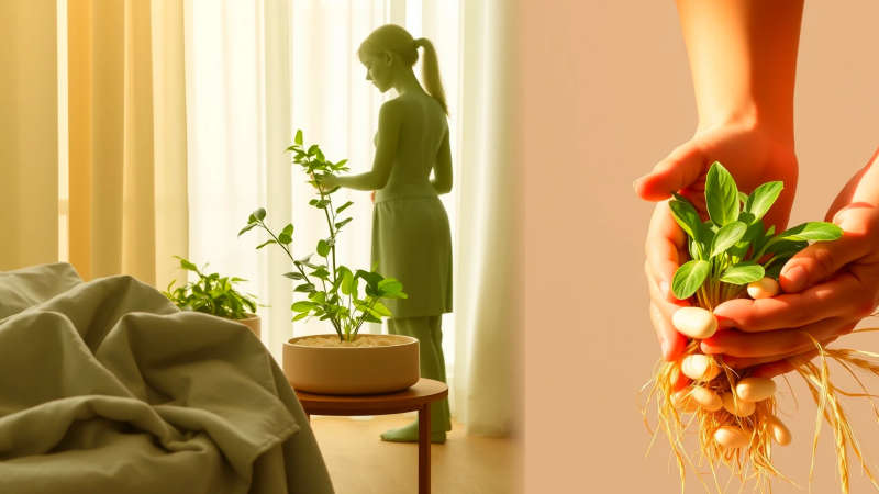 Paz y crecimiento en un espacio sereno