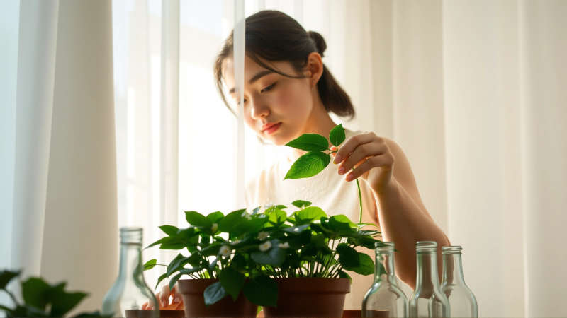 Serenidad hogareña y cuidado natural