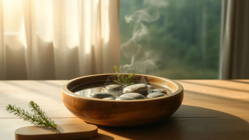 Serena renovación natural y reconfortante