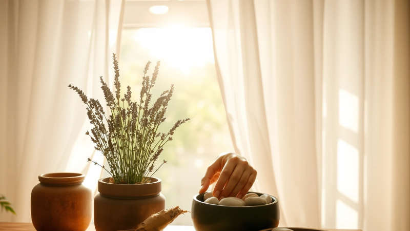 Paz y serenidad natural en un espacio cálido