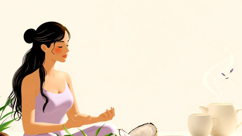 Paz y serenidad en un jardín minimalista