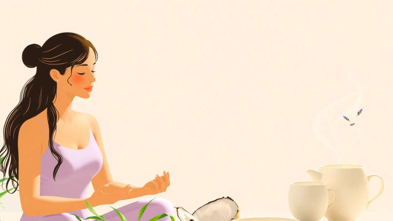 Paz y serenidad en un jardín minimalista