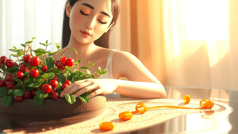 Paz y armonía en un jardín interior