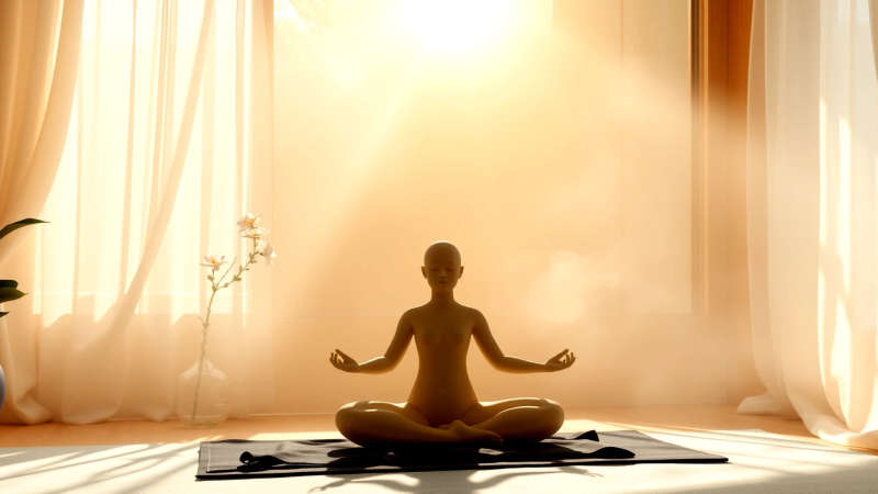 Paz serena en un espacio natural