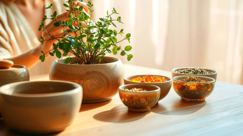 Calma y belleza natural en armonía