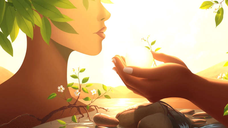 Serenidad natural y armonía revitalizante