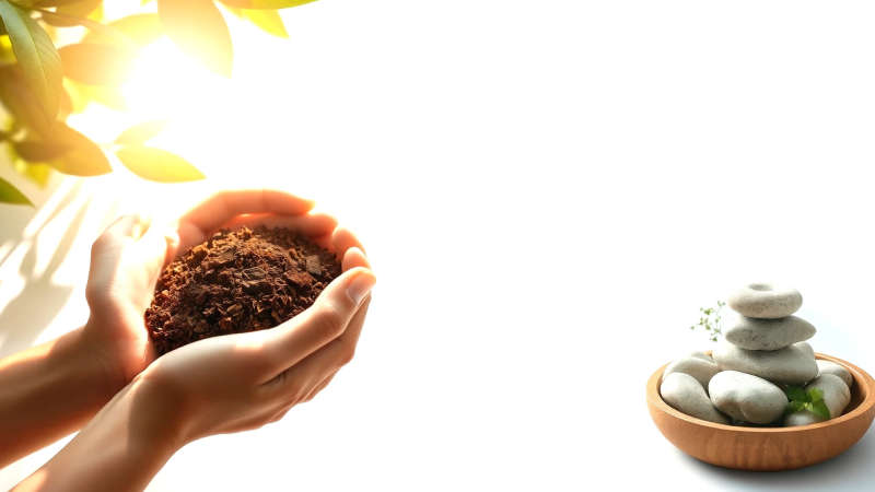 Serenidad natural y cuidado armonioso