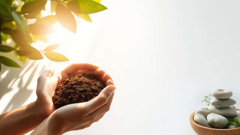 Serenidad natural y cuidado armonioso