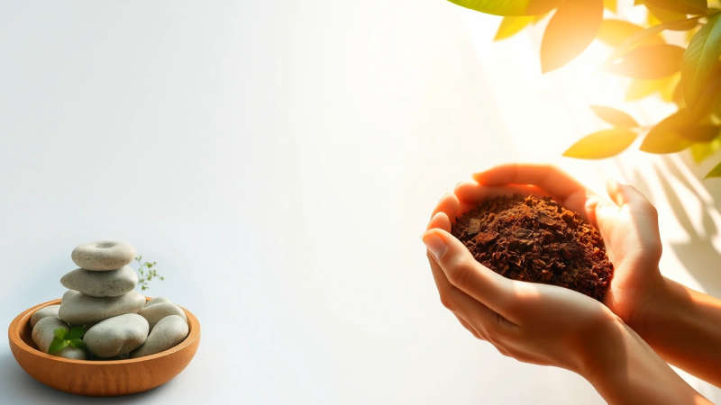 Serenidad natural y cuidado armonioso