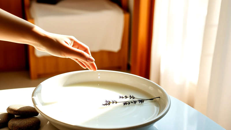 Paz y serenidad en un ritual simple