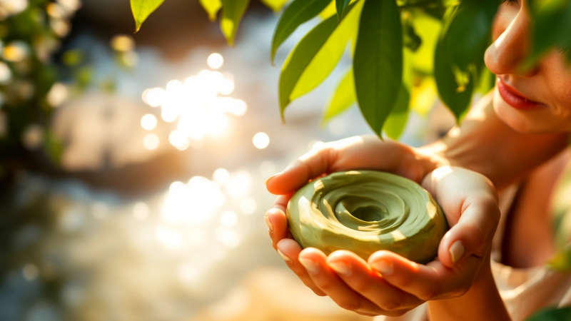 Serena conexión con la naturaleza y cuidado