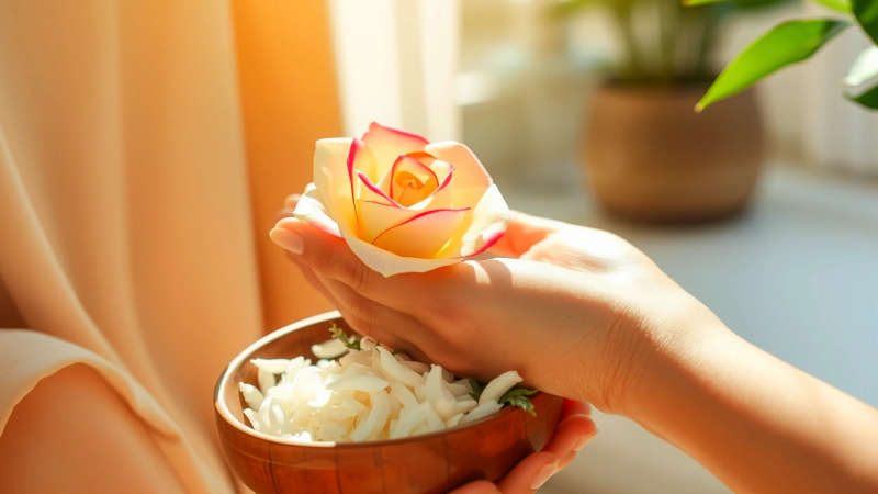 Serenidad natural y cuidado delicado