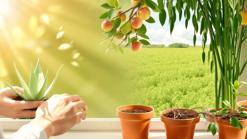 Un jardín sereno irradia calma y vida