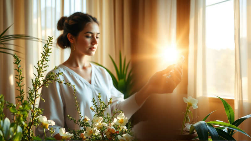Serenidad y cuidado natural en un oasis