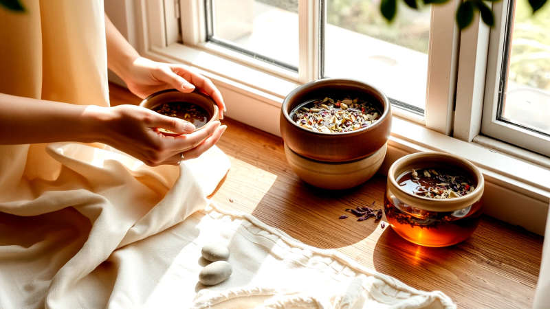 Paz y armonía en un ritual natural