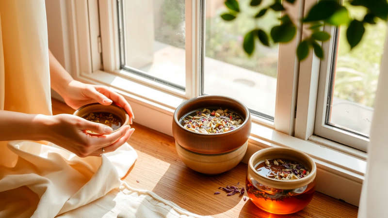 Paz y armonía en un ritual natural