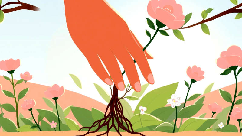 Jardín sereno irradia cuidado y armonía