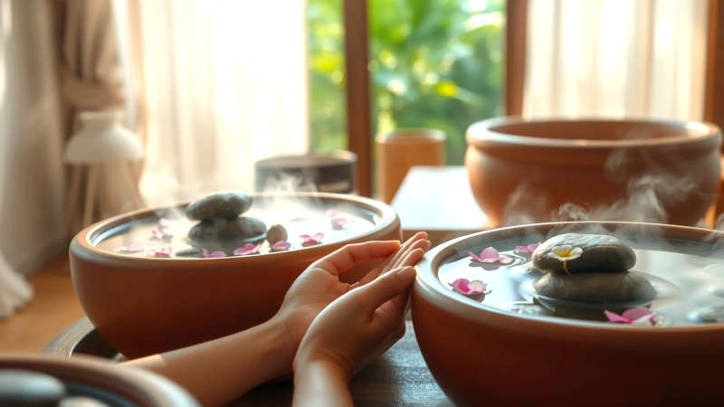 Serena belleza natural