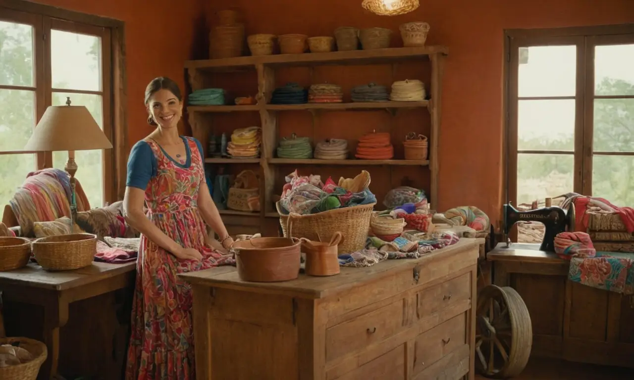 Un taller artesanal lleno de vida y color