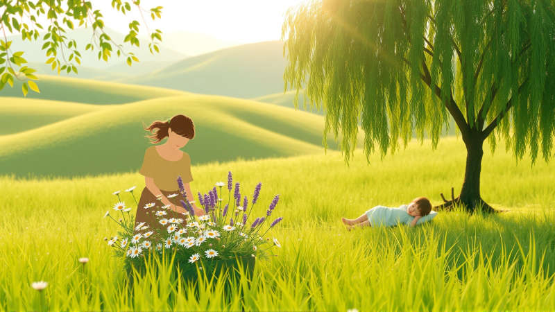 Serenidad natural y cuidado palpable