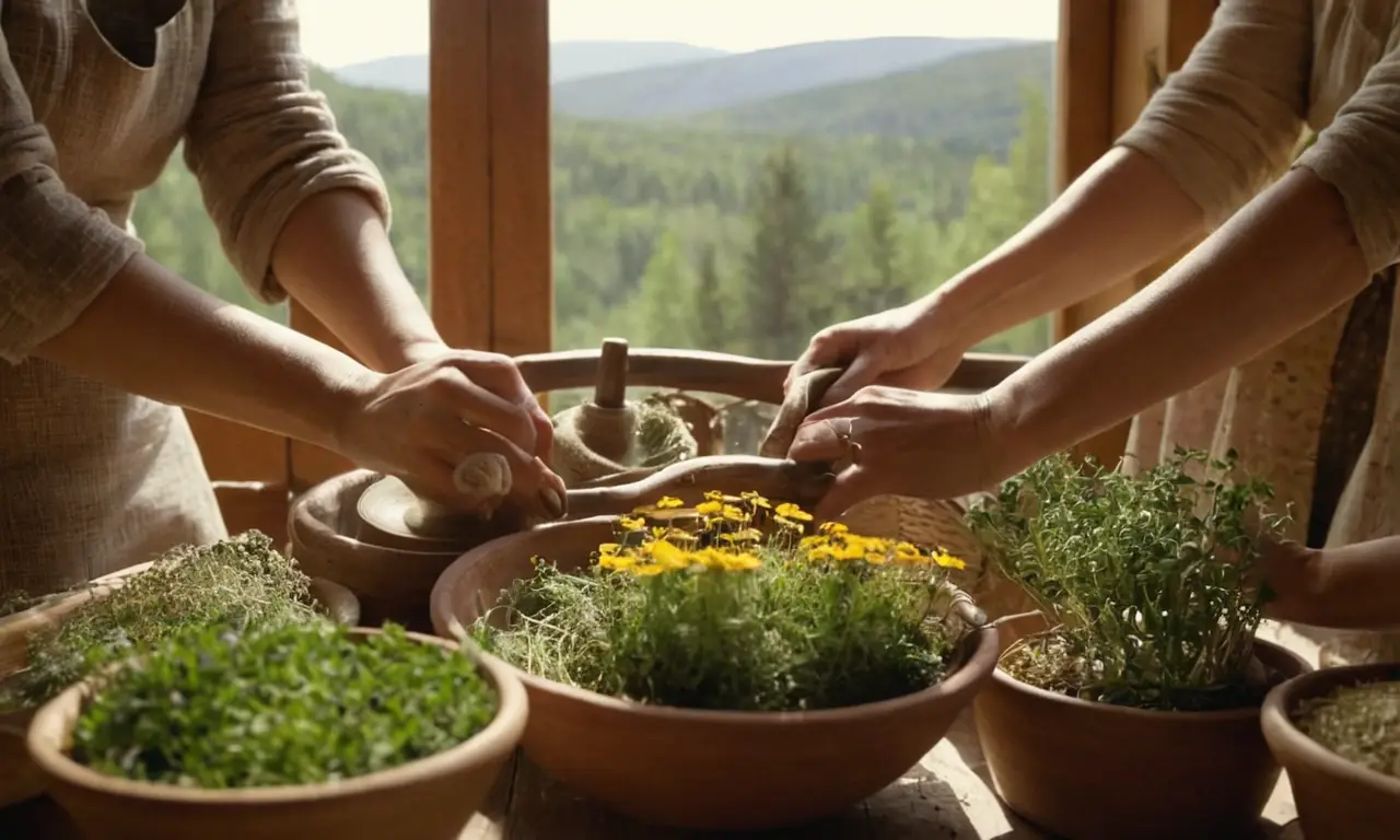 Un taller artesanal lleno de vida y belleza natural