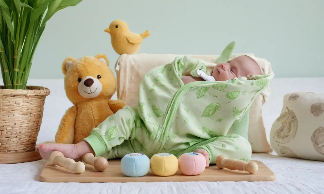 Un día feliz y natural para un bebé