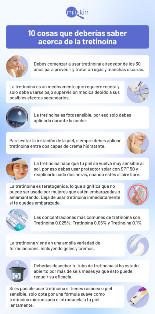 Tretinoína: Beneficios, usos y efectos secundarios